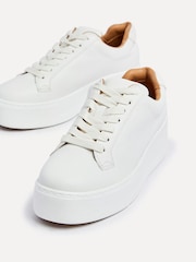 Linzi White Twyla Platform Trainers - Image 3 of 5