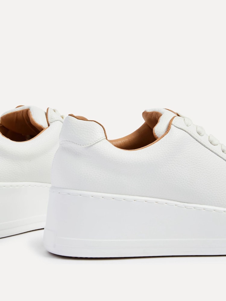 Linzi White Twyla Platform Trainers - Image 5 of 5