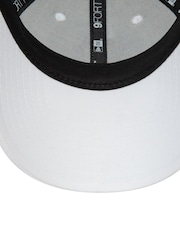 New Era® Womens New York Yankees Logo 9FORTY 100% Cotton White Cap - Image 5 of 5