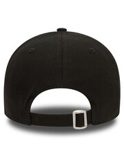 New Era® LA Lakers NBA Side Patch 9FORTY 100% Cotton Black Cap - Image 4 of 6