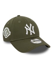 New Era® Green New York Yankees MLB Side Patch 9FORTY Adjustable 100% Cotton Cap - Image 2 of 6