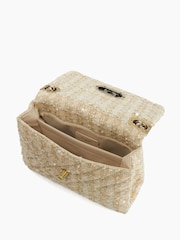 Dune London Natural Small Regent Quilted Shoulder Bag - Image 4 of 4