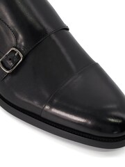 Dune London Black Toe Cap Sullivann Double Monk Shoes - Image 7 of 7
