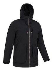Mountain Warehouse Black Mens Route Waterproof Jacket - Image 2 of 5