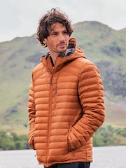 Mountain Warehouse Orange Mens Henry II Extreme Water Resistant Down Padded Jacket - Image 1 of 6