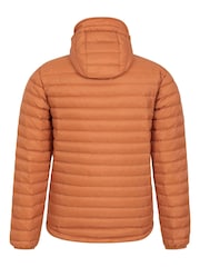 Mountain Warehouse Orange Mens Henry II Extreme Water Resistant Down Padded Jacket - Image 3 of 6