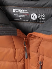 Mountain Warehouse Orange Mens Henry II Extreme Water Resistant Down Padded Jacket - Image 6 of 6