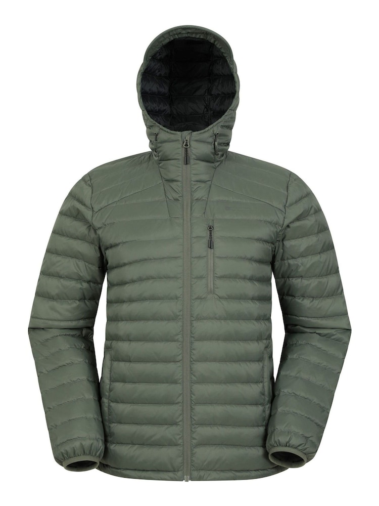 Mountain Warehouse Green Mens Henry II Extreme Water Resistant Down Padded Jacket - Image 2 of 5