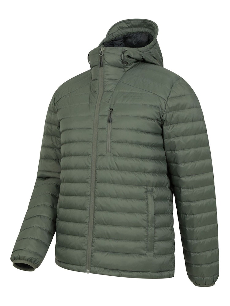 Mountain Warehouse Green Mens Henry II Extreme Water Resistant Down Padded Jacket - Image 5 of 5