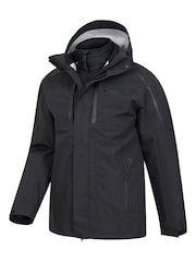 Mountain Warehouse Black Mens Zenith Extreme III Waterproof 3 In 1 Jacket - Image 3 of 4