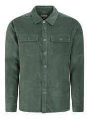 Mountain Warehouse Green Mens Farrow Cord Long Sleeve 100% Cotton Shirt - Image 2 of 5