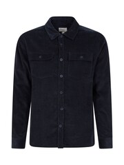 Mountain Warehouse Blue Dark Mens Farrow Co-ord Long Sleeve 100% Cotton Shirt - Image 2 of 5