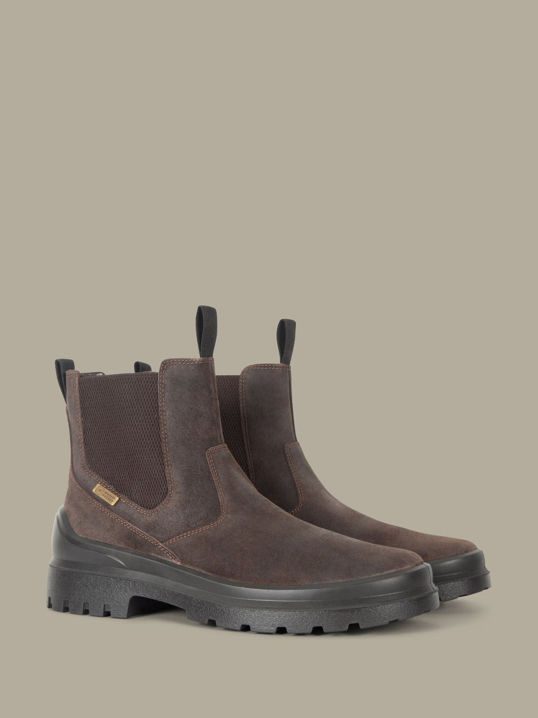 Buy Mountain Warehouse Brown Salcombe Mens Waterproof Leather Chelsea Boots from Next Luxembourg