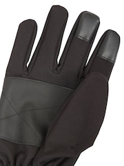 Mountain Warehouse Black Water Repellent Wind Resistant Mens Gloves - Image 5 of 5