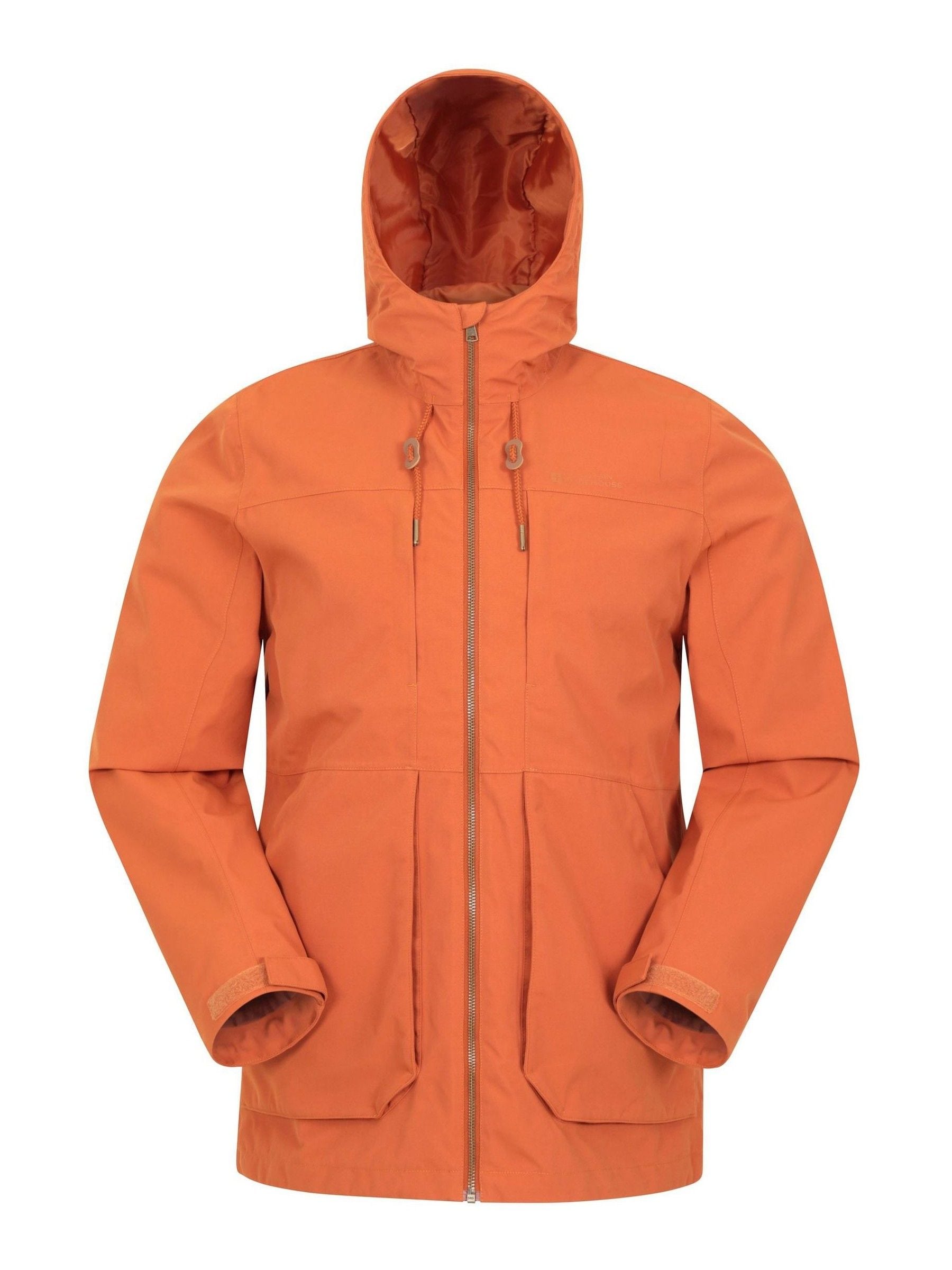 Orange waterproof jacket mens outlet