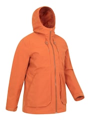 Mountain Warehouse Orange Mens Route Waterproof Jacket - Image 2 of 5