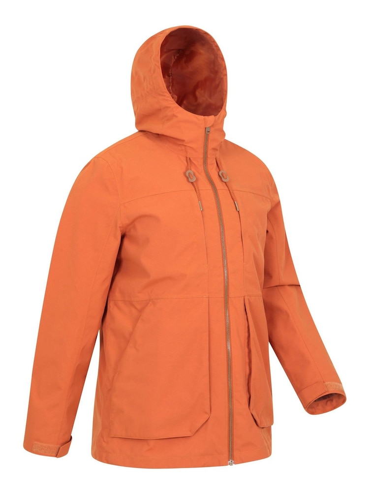 Mountain Warehouse Orange Mens Route Waterproof Jacket - Image 2 of 5