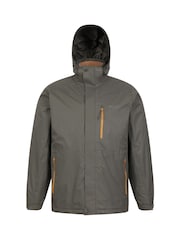 Mountain Warehouse Dark Green Mens Bracken Extreme Waterproof 3-In-1 Jacket - Image 1 of 5
