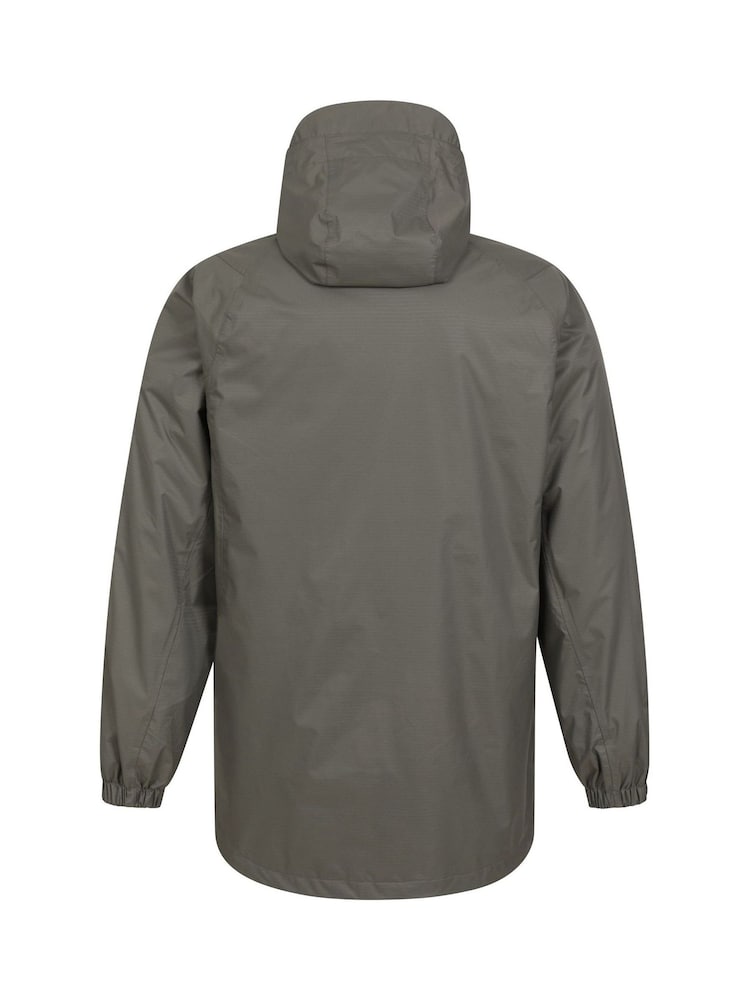 Mountain Warehouse Dark Green Mens Bracken Extreme Waterproof 3-In-1 Jacket - Image 2 of 5
