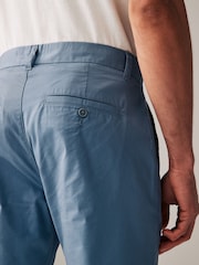 Blue Slim Fit Summerweight Stretch Chino Trousers - Image 7 of 11