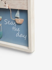 Blue 3D Seaside Framed Wall Art - Image 5 of 6