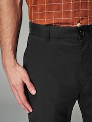 Black Straight Fit Summerweight Stretch Chino Trousers - Image 5 of 9