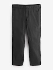 Black Straight Fit Summerweight Stretch Chino Trousers - Image 6 of 9