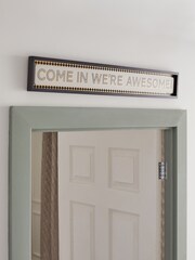 Black/White Come In Awesome Framed Wall Art - Image 2 of 5
