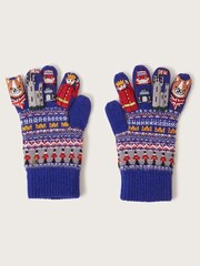 Monsoon Blue Novelty London Gloves - Image 1 of 2