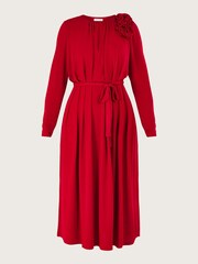 Monsoon Red Corsage Dress - Image 3 of 3