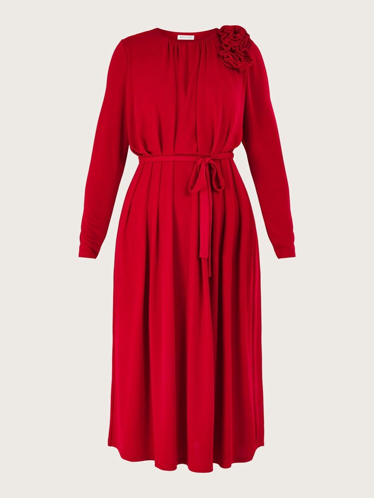 Monsoon Red Corsage Dress - Image 3 of 3