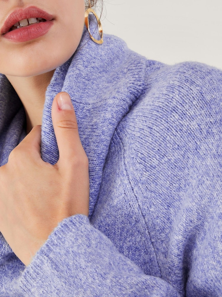 Monsoon Pullover mit Wasserfallkragen - Bild 2 von 3