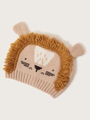 Monsoon Natural Baby Winston Lion Beanie Hat - Image 1 of 2