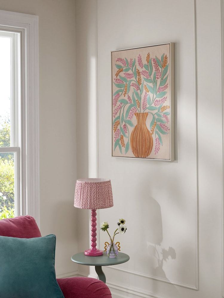 Multi Colour Handpainted Floral Still Life Framed Canvas Wall Art - Image 2 of 9