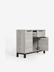 Grey Bronx Oak Effect Large Sideboard - Image 12 of 13