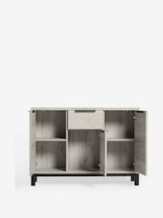 Grey Bronx Oak Effect Large Sideboard - Image 10 of 13