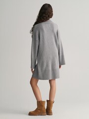 GANT Grey Lounge Roll Neck Dress - Image 2 of 5