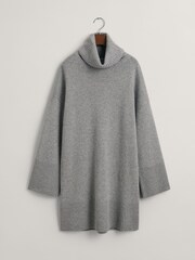 GANT Grey Lounge Roll Neck Dress - Image 5 of 5