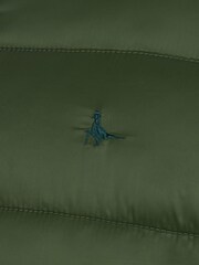 Jack Wills Mens Green Kershaw Hooded Puffer Jacket - Image 10 of 11