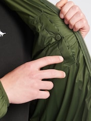 Jack Wills Mens Green Kershaw Hooded Puffer Jacket - Image 5 of 11