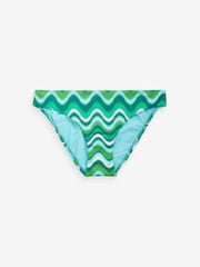 Seafolly Neue Wave Green Hipster Bikinis - Image 5 of 5