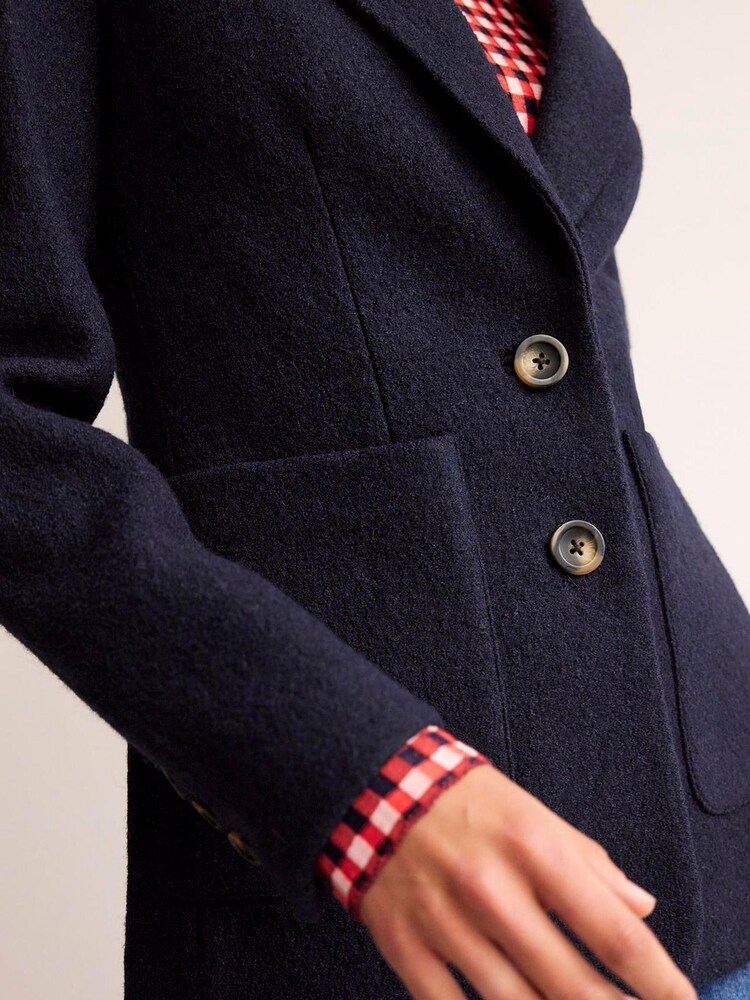 Bleu - Boden Blazer texturé Marylebone - Image 3 of 5