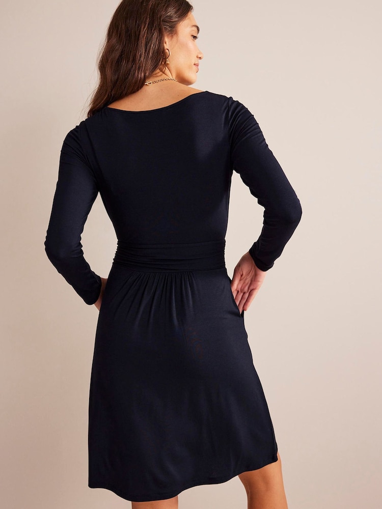 Boden Blue Petite Abigail Jersey Dress - Image 2 of 5