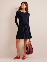 Boden Blue Petite Abigail Jersey Dress - Image 3 of 5