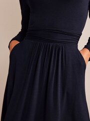 Boden Blue Petite Abigail Jersey Dress - Image 4 of 5