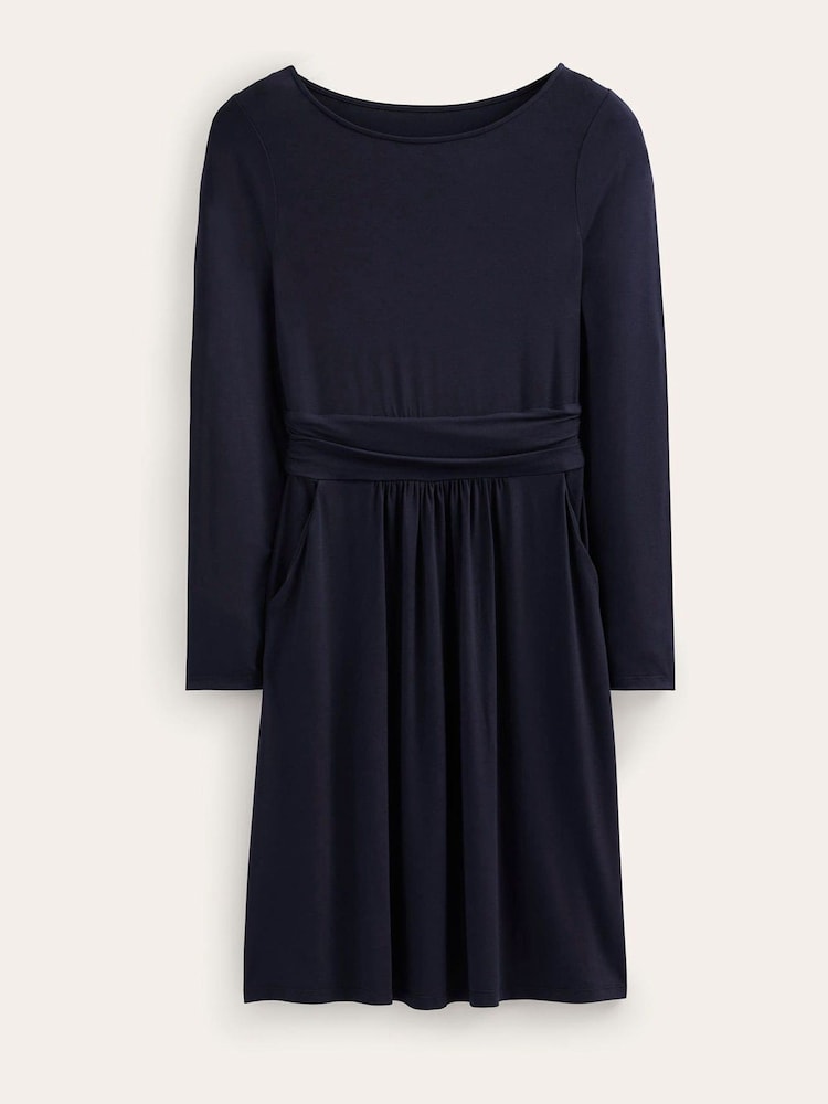 Boden Blue Petite Abigail Jersey Dress - Image 5 of 5