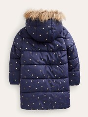Boden Blue Longline Padded Coat - Image 2 of 4