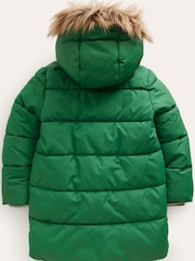 Boden Green Longline Padded Coat - Image 3 of 5