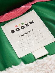 Boden Green Longline Padded Coat - Image 5 of 5