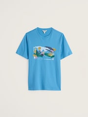 Seasalt Cornwall Blue Midwatch T-Shirt - Image 3 of 4